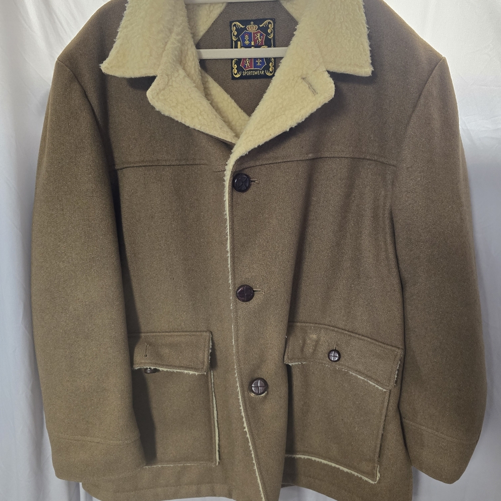 Men's Vintage 1970's Sherpa Trucker Jacket